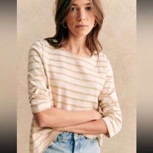 Sezane Colette Marinere - Ecru/Gold